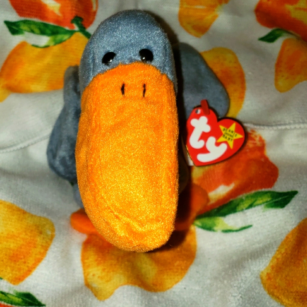 Ty Beanie Babies Scoop the Pelican Bird Vintage